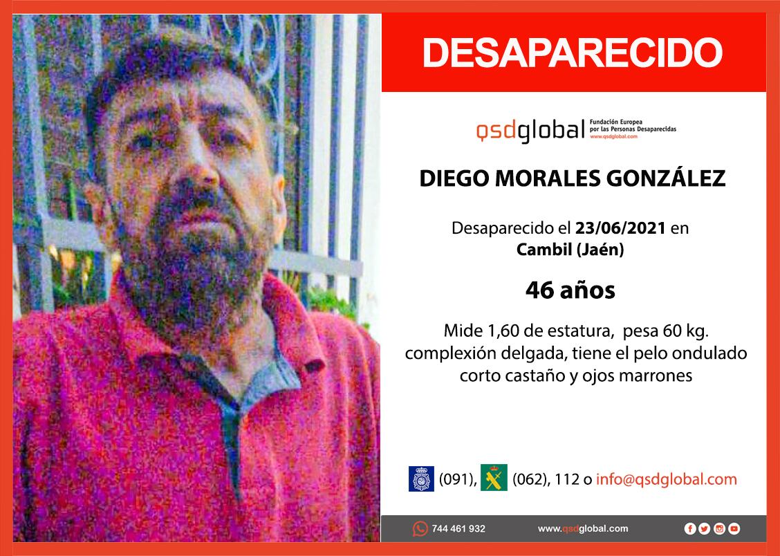 Diego Morales González desapareció, en Cambil, un 23 de junio de 2021