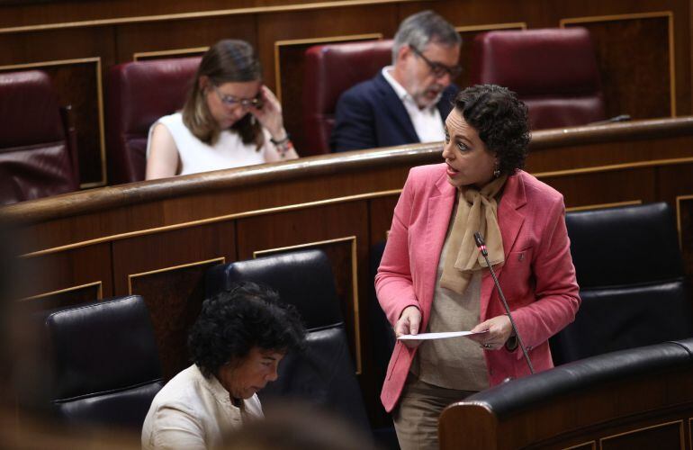 Magdalena Valerio, ministra de Trabajo.