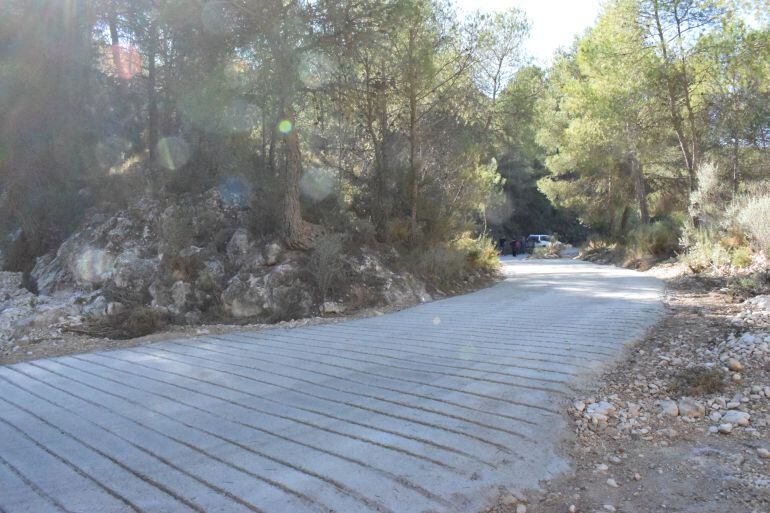 Camino a Caprala en Petrer 