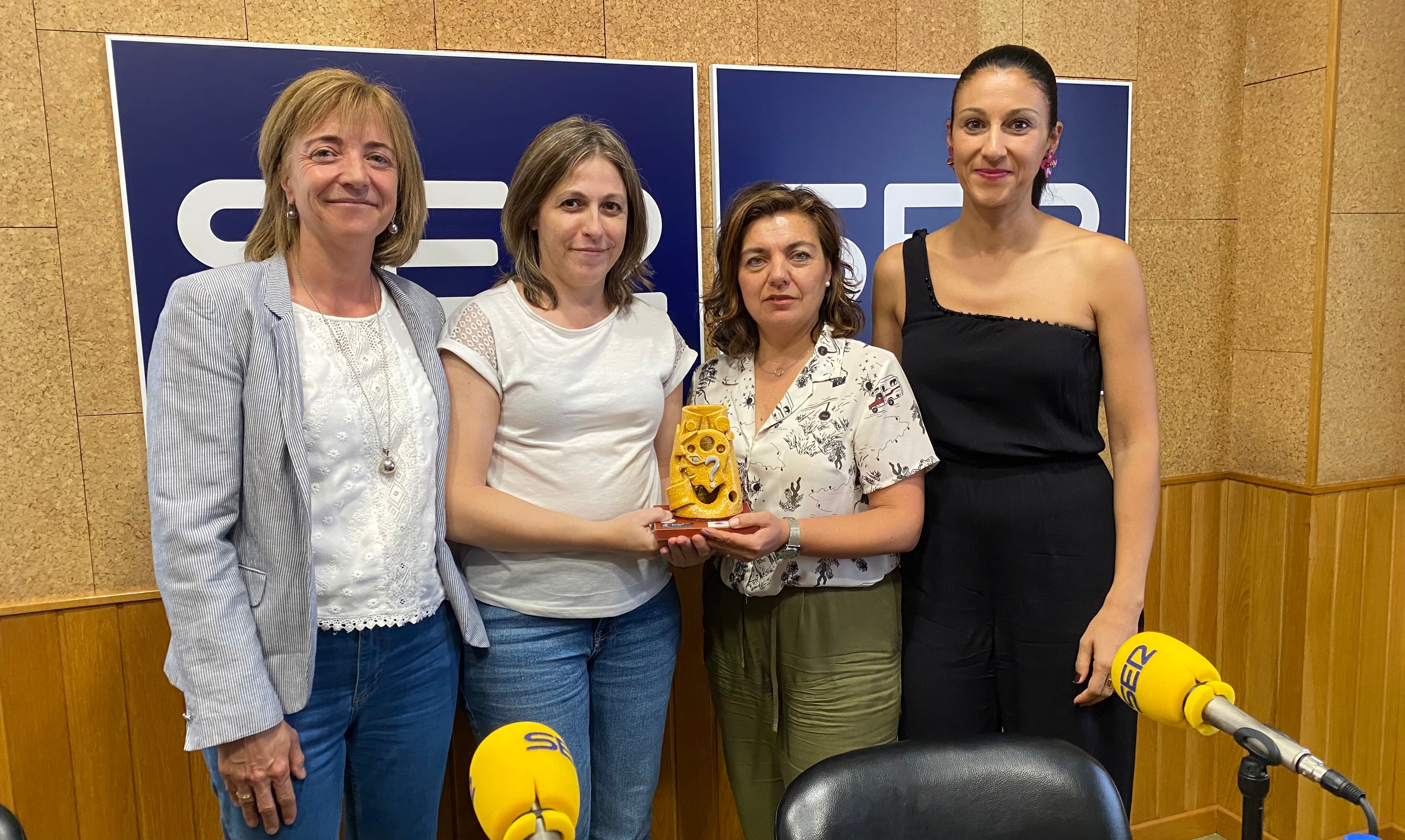 Barta Jiménez, Susana Lozano, Yolanda Carlavilla y Mª Carmen Ruiz.