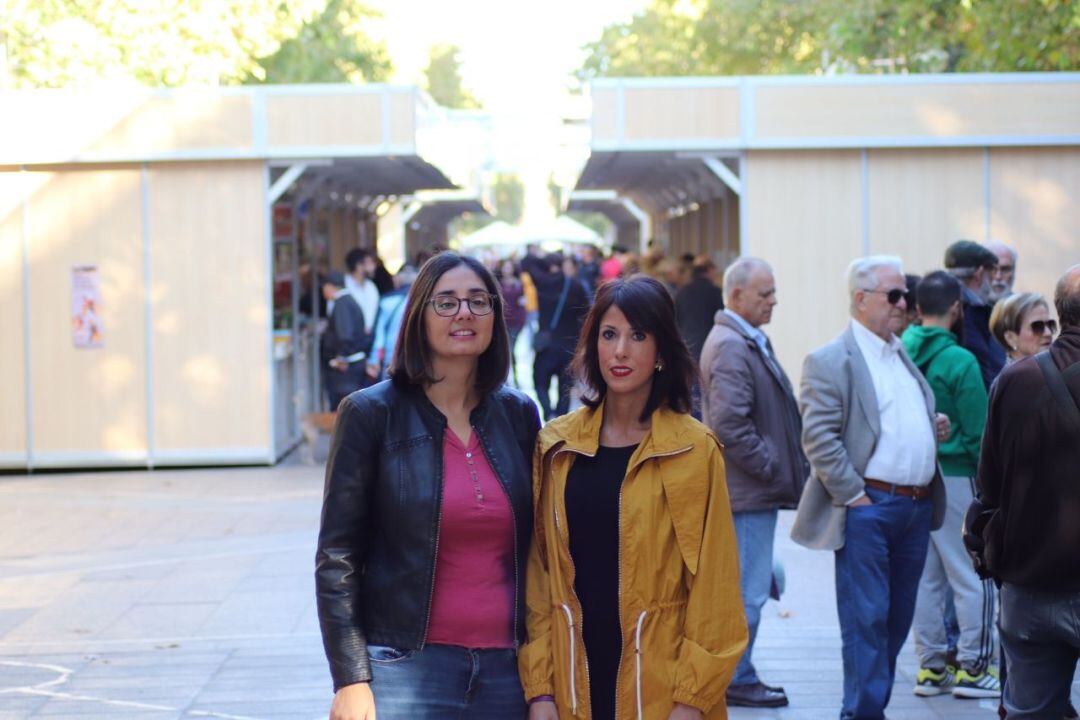 Carmen María Ruiz y Martina Velarde, en el Bulevar