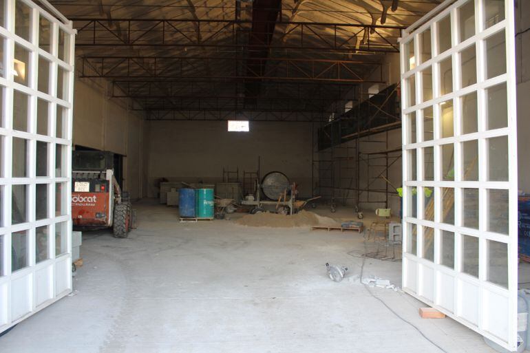 Obras para el futuro espacio polivalente en Pinos Puente (Granada)