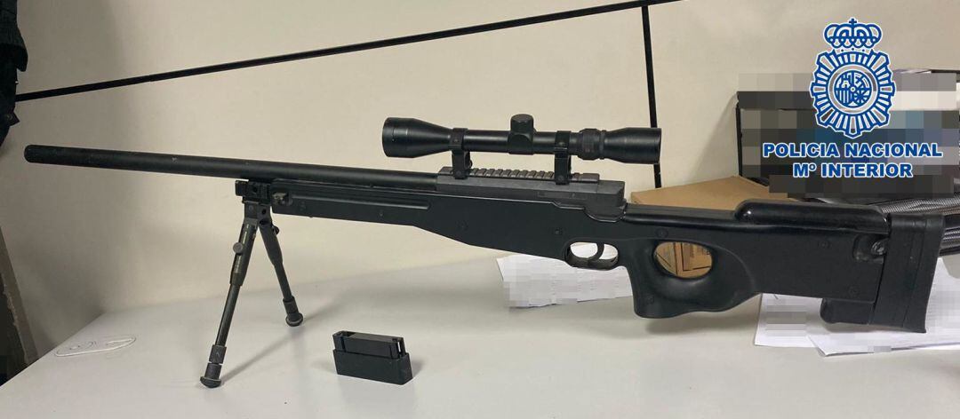 Arma larga de airsoft 