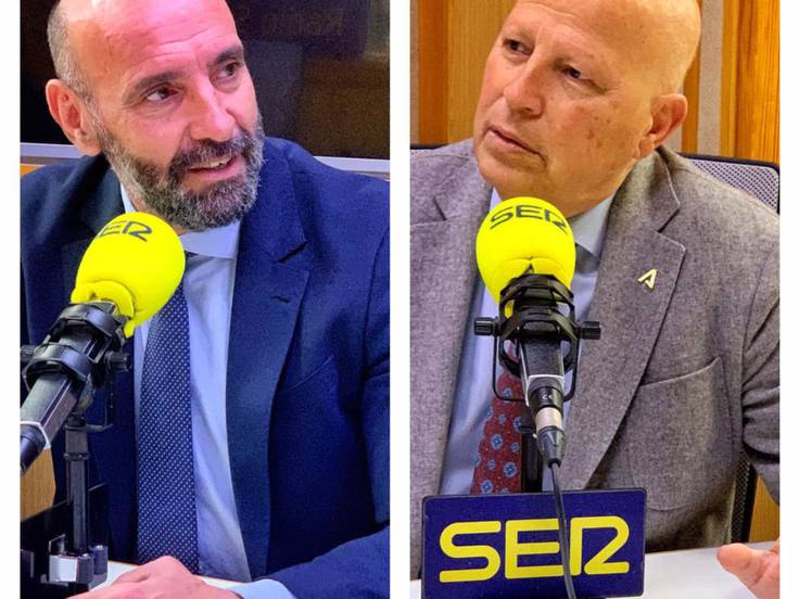 Ramón Rodríguez Verdejo &#039;Monchi&#039; y Javier Imbroda, en SER Andaluces.