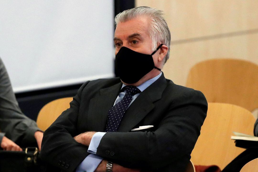 El extesorero del PP Luis Bárcenas durante el juicio por la presunta caja &#039;b&#039; del PP