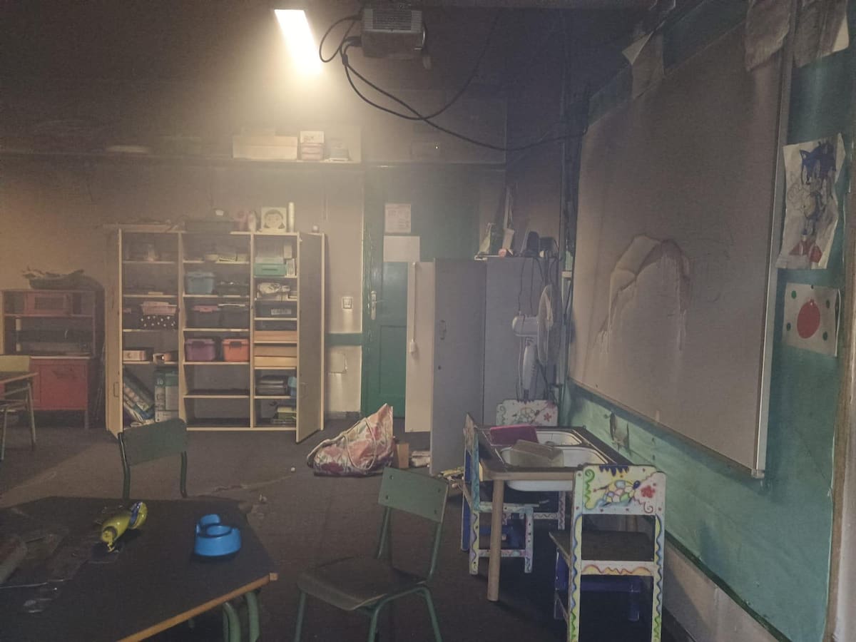 Asaltan y queman un colegio en la capital de Lanzarote