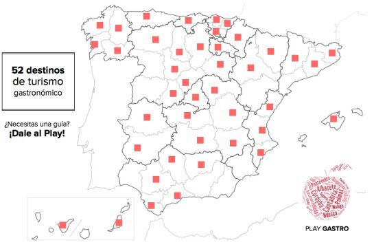 Mapa de Play Gastro.