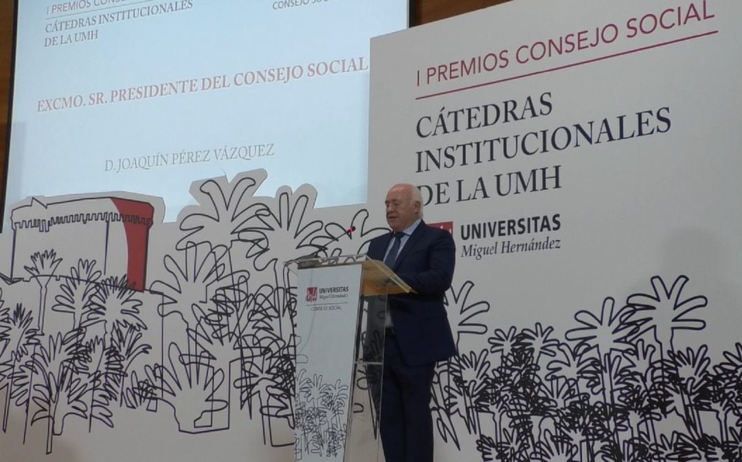 Joaquín Pérez, presidente del Consejo Social de la UMH