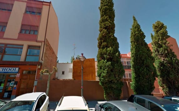 Fachada de la alineación a corregir