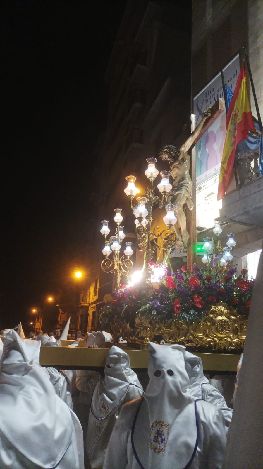 Procesión del Silencio de la Hermandad del Santísimo Cristo del Milagro en Aranda