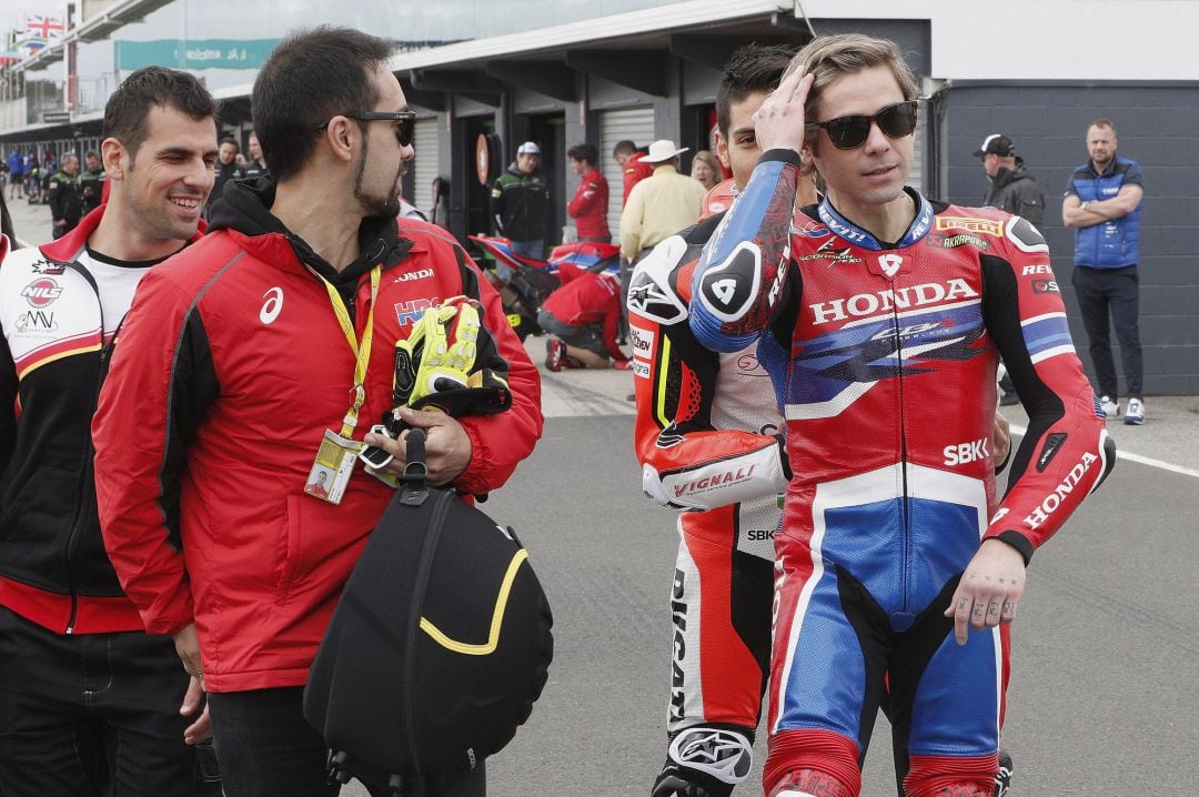 Alvaro Bautista este fin de semana en el circuito de Phillip Island