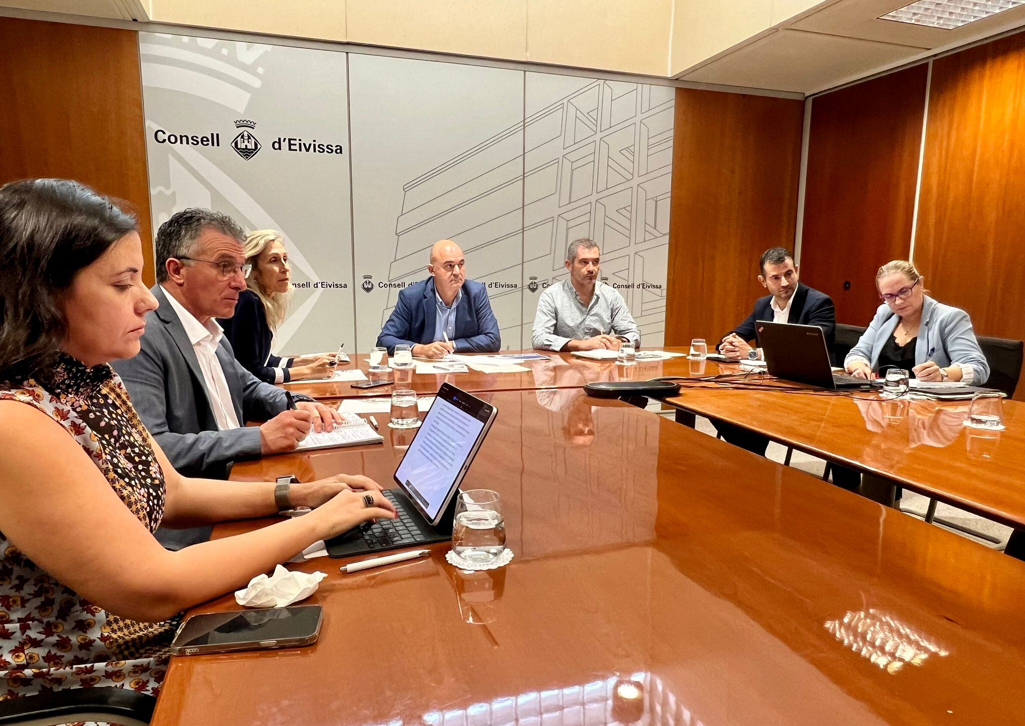 Un momento durante la reunión