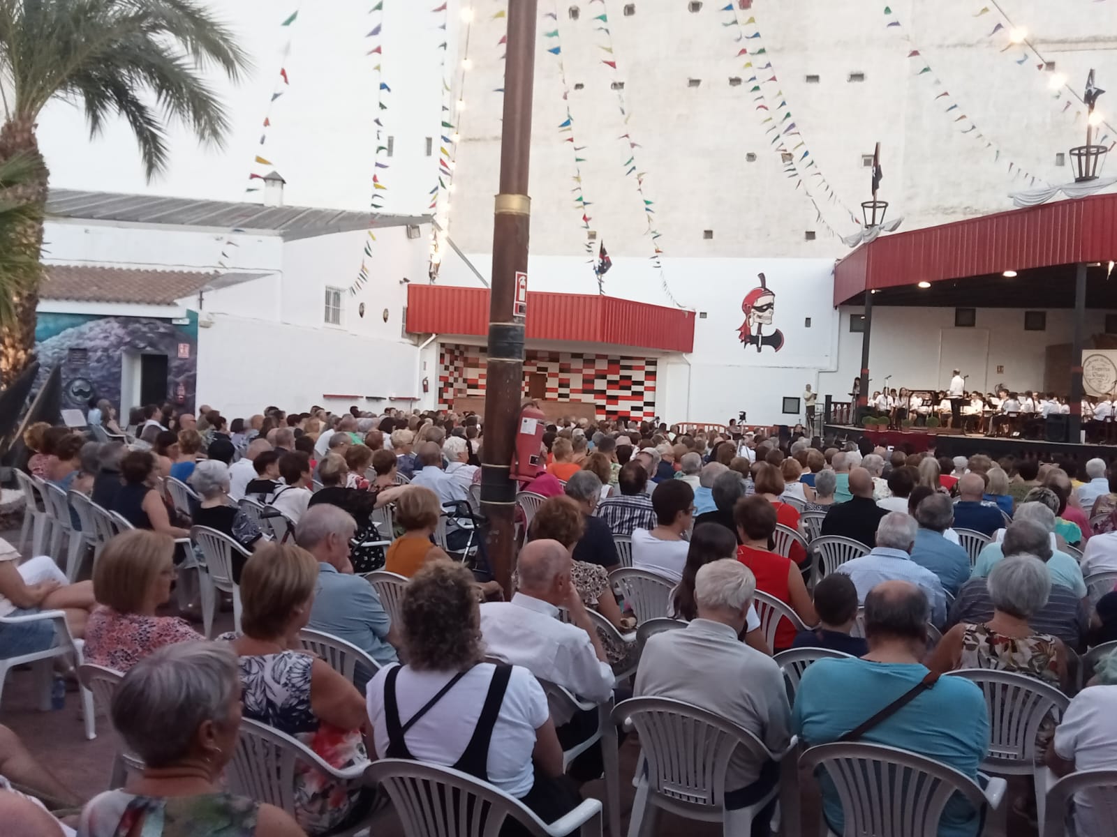 lleno completo de la sala