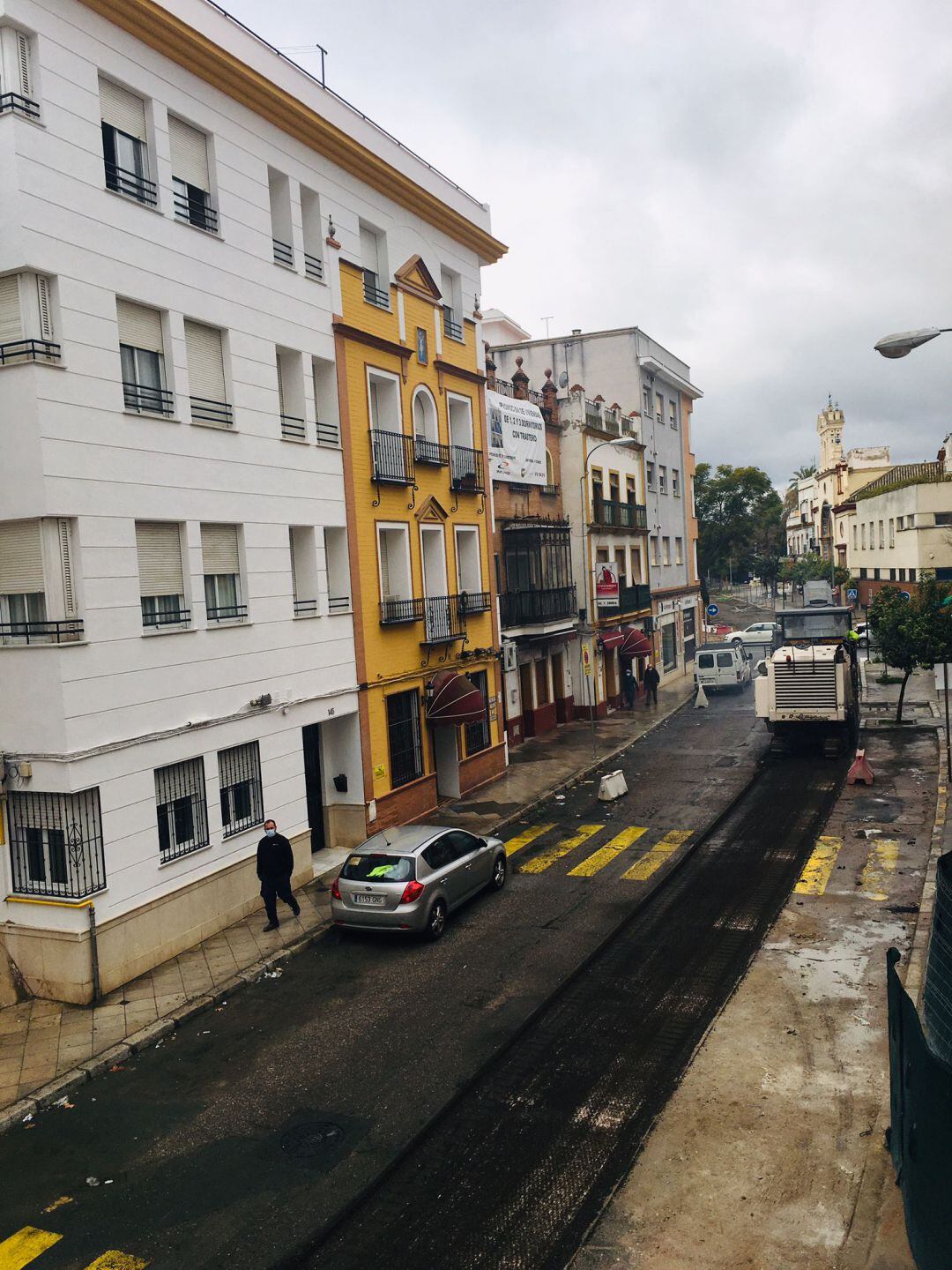 Repavimentación de la calle Castilla