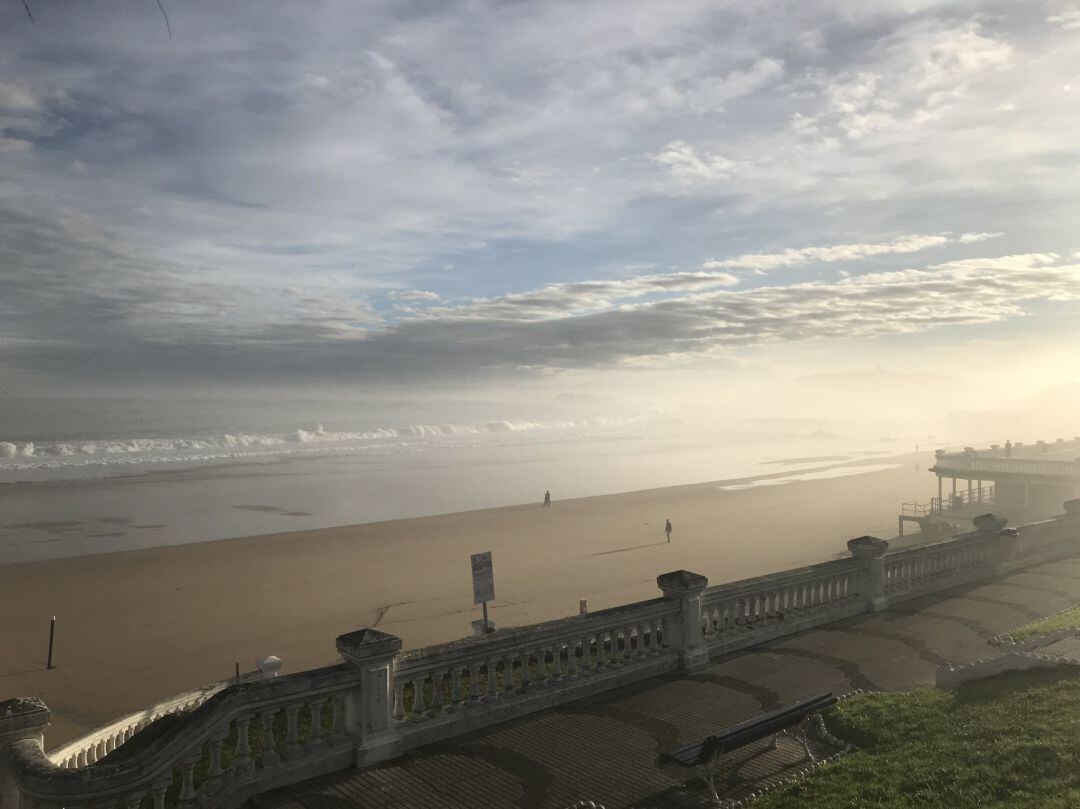 Olas en Santander