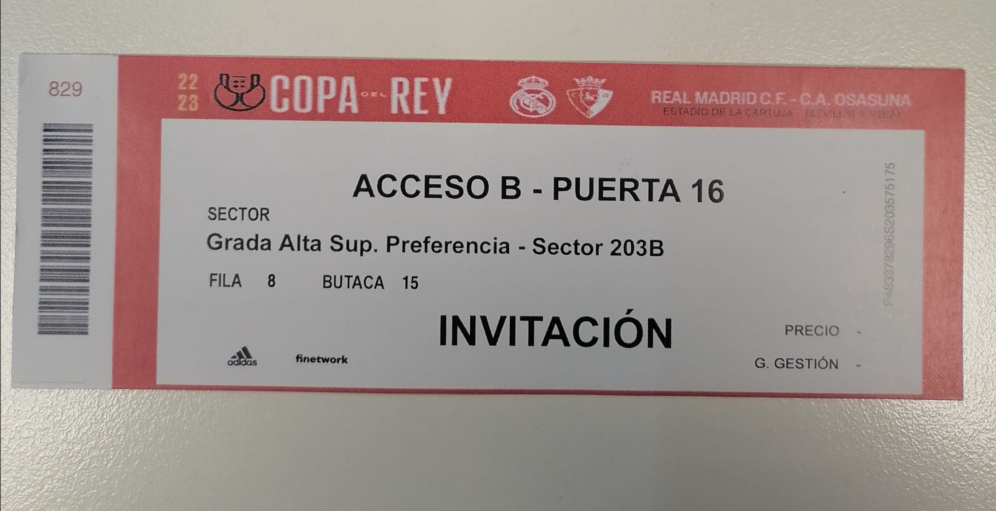 Detenido por vender entradas falsas para la final de la Copa del Rey, con al menos tres afectados en Navarra