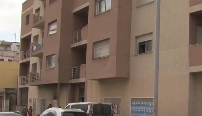 Edificio de okupas en Algeciras