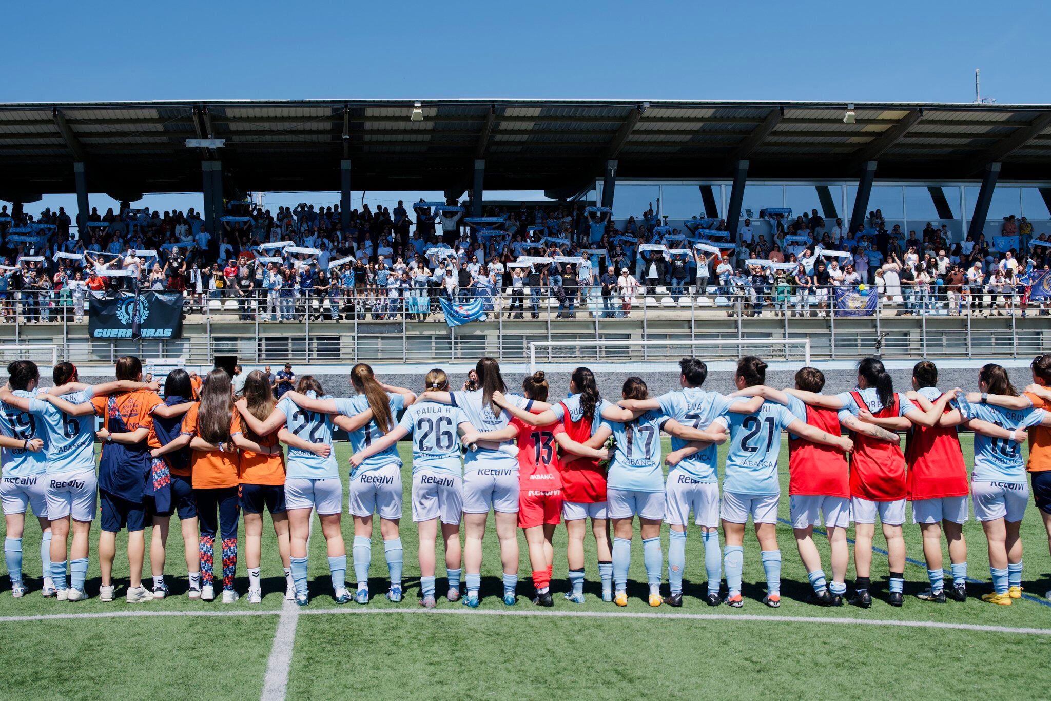 As Celtas en A Madroa ante su afición