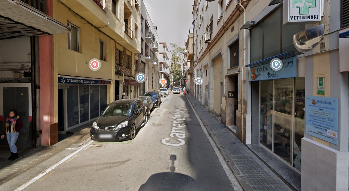 El carrer Begur, a Sants, Barcelona