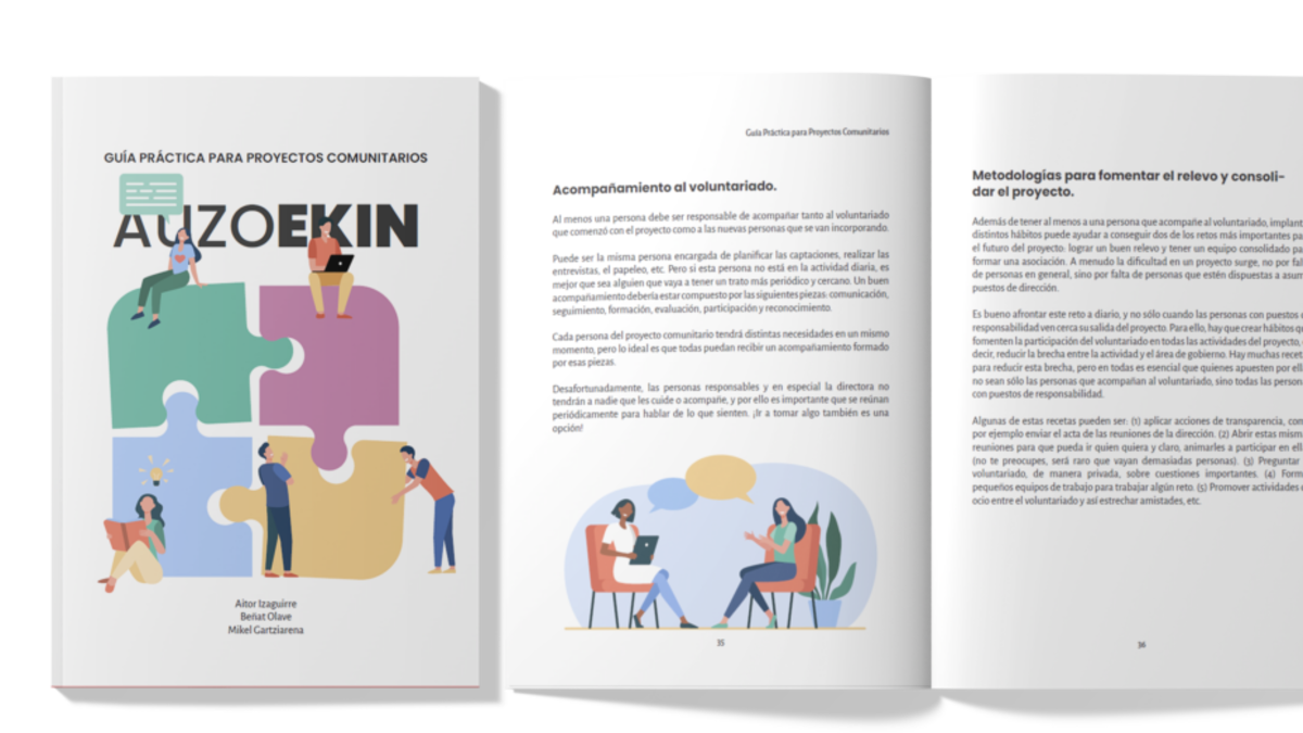 Auzoekin, un proyecto social promovido por jóvenes emprendedores