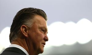 MANCHESTER, ENGLAND - OCTOBER 26: Manchester United Manager Louis van Gaal looks on prior to the Barclays Premier League match between Manchester United and Chelsea at Old Trafford on October 26, 2014 in Manchester, England. (Photo by Alex Livesey/Getty I