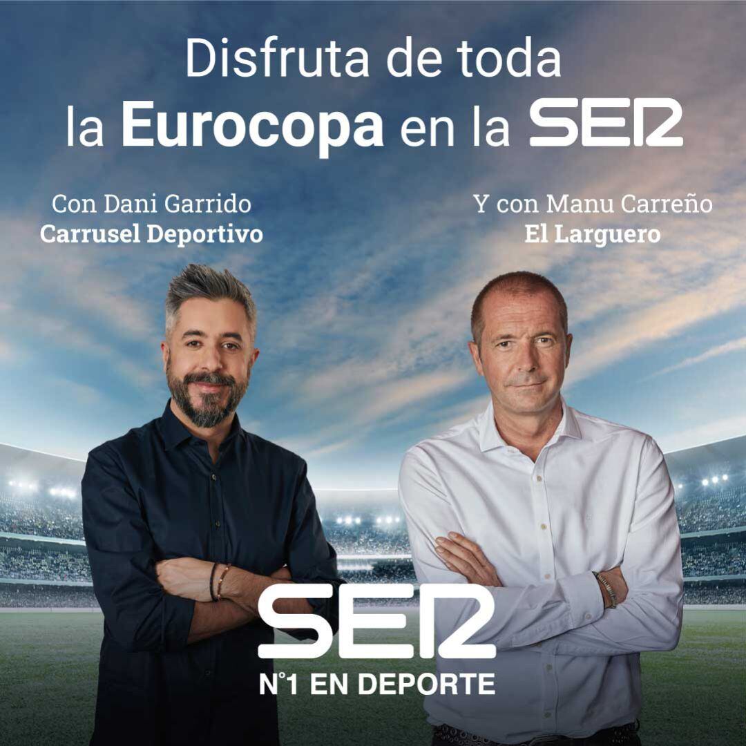 Dani Garrido, en Carrusel Deportivo, y Manu Carreño, en El Larguero, te traen toda la actualidad de la Eurocopa 2020.