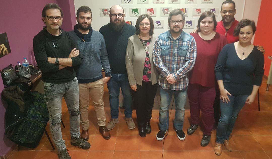 Imagen de la presentación de los candidatos de IU para 2019