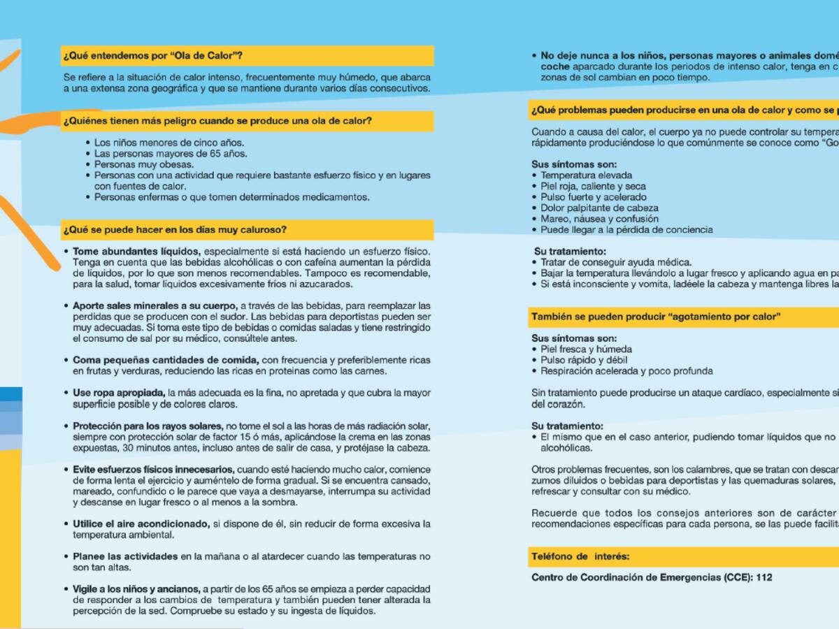 Villena y toda la zona, en alerta máxima por fuerte calor este viernes y sábado