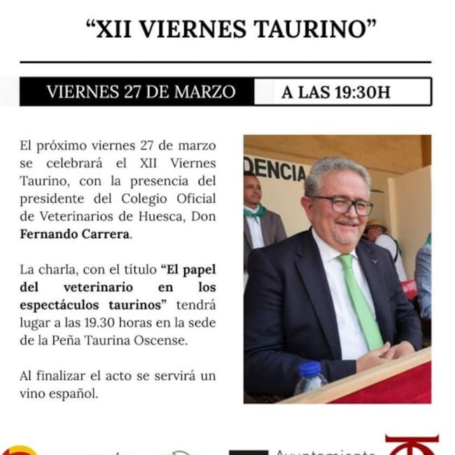 Fernando Carrera participará en los Viernes Taurinos
