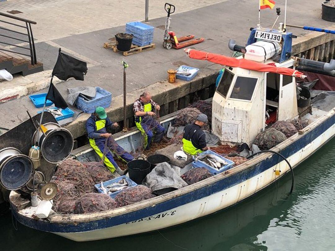 Embarcación de pesa del Grau de Gandia 