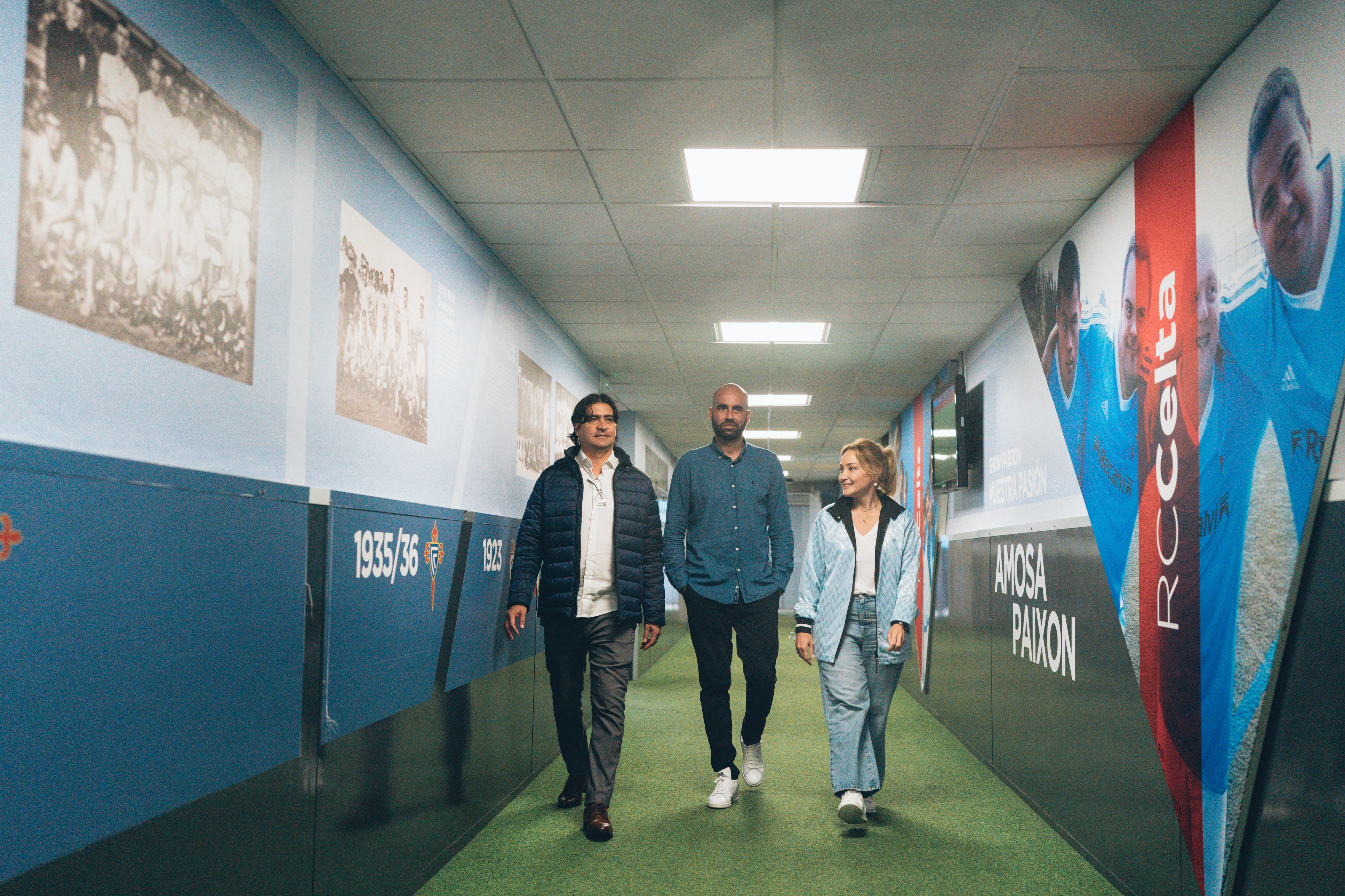 Marco Garcés, Claudio Giráldez y Marián Mouriño sellan la continuidad del técnico de O Porriño