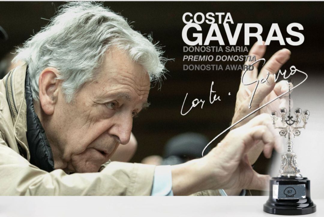 El cineasta francés Costa-Gavras recibirá el segundo Premio Donostia el 21 de septiembre