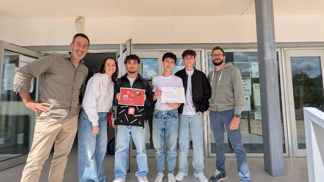 Equipo del cortometraje ganador