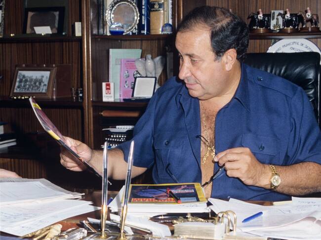 El expresidente del Atlético de Madrid, Jesús Gil