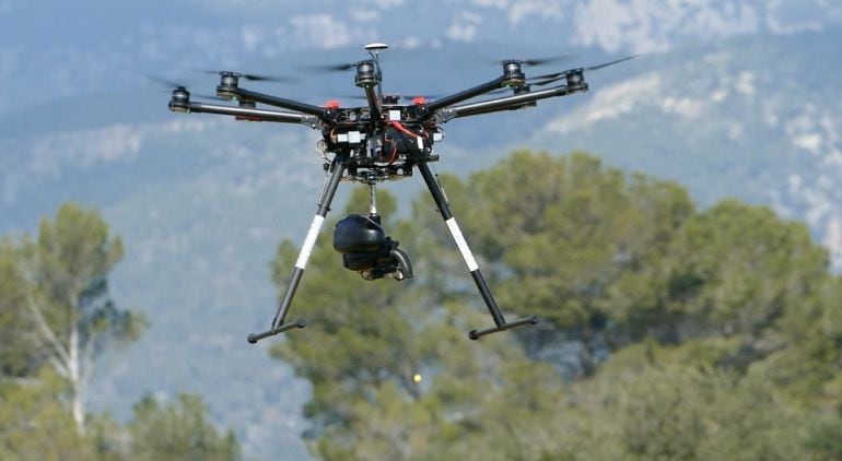 Una tecnología española permite replantar hasta 10.000 árboles en un día con drones. 
 