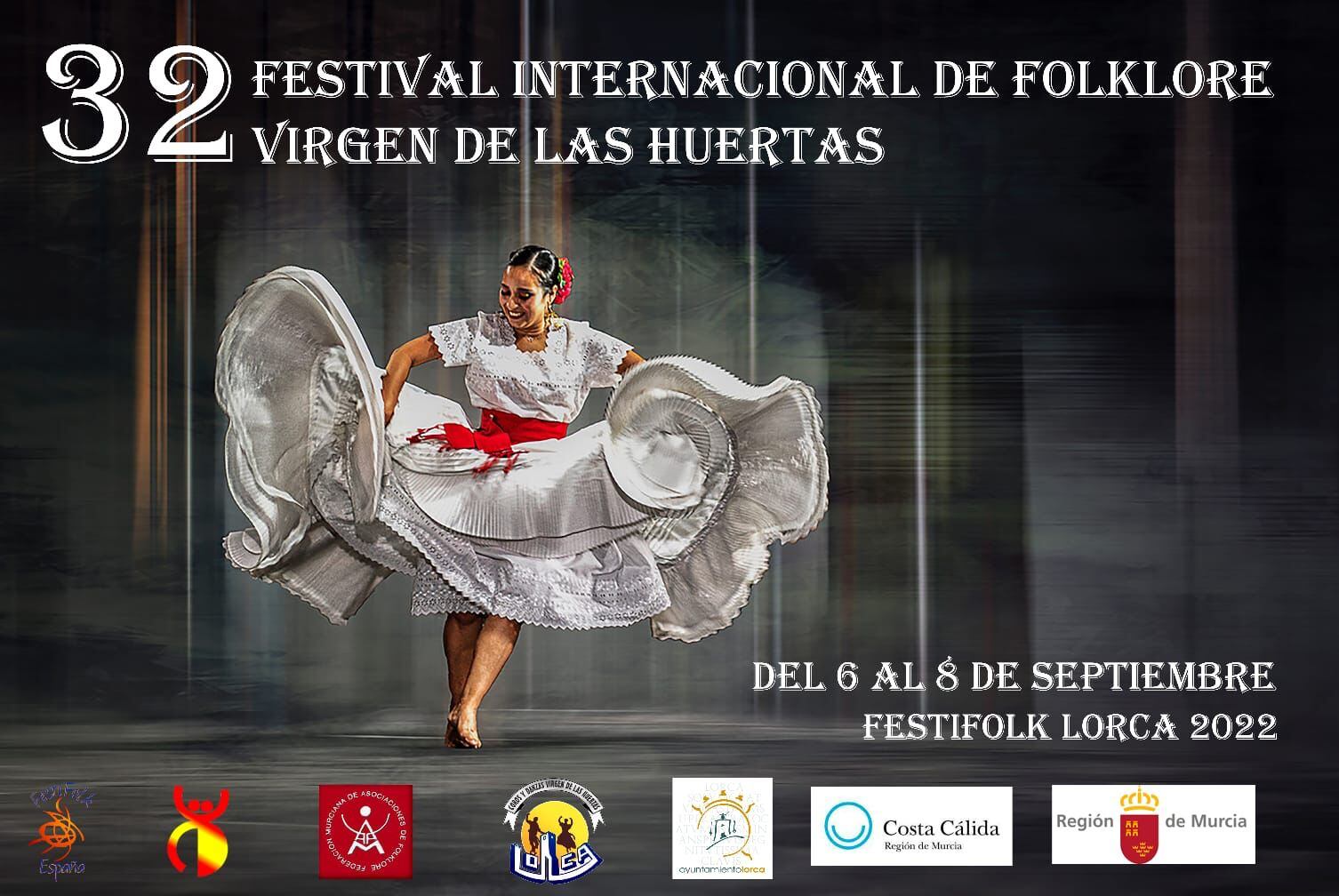 Cartel del 32 Festival Internacional de Folklore Virgen de las Huertas