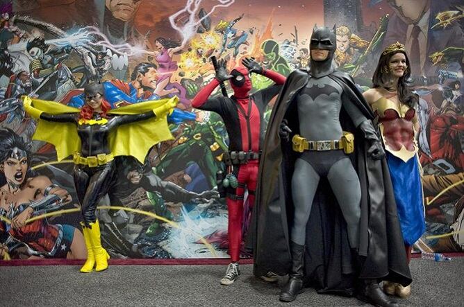 Un grupo de fans disfrazados durante el Comic Con 2013