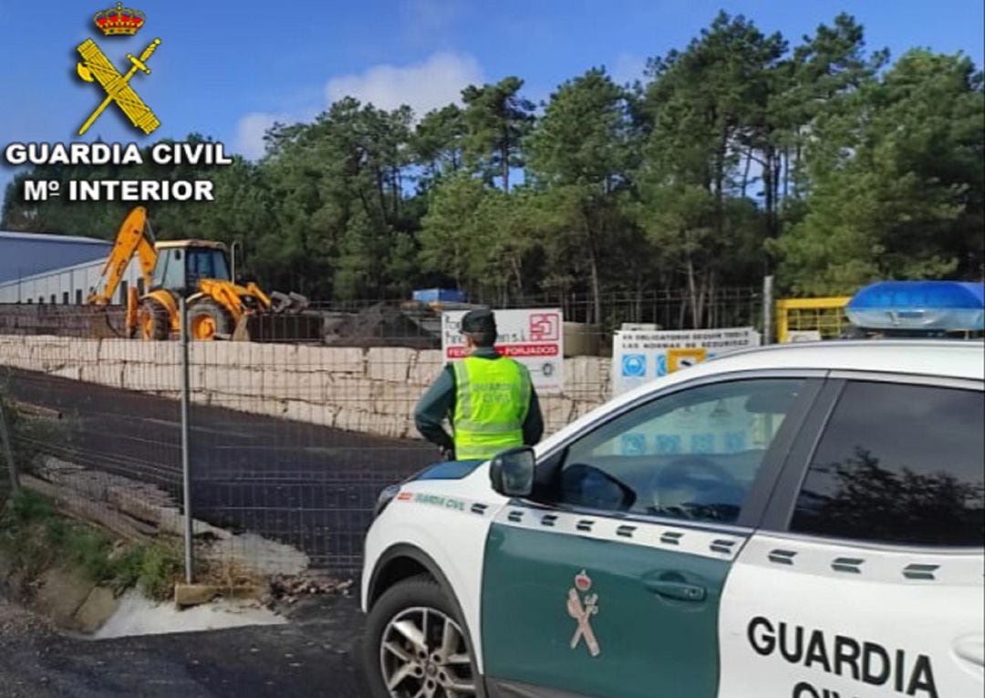 Imagen de los agentes de la Guardia Civil 