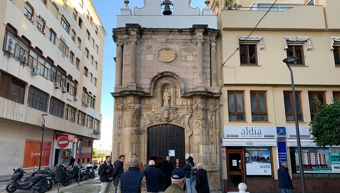 Capilla a la que trató de acceder el individuo marroquí