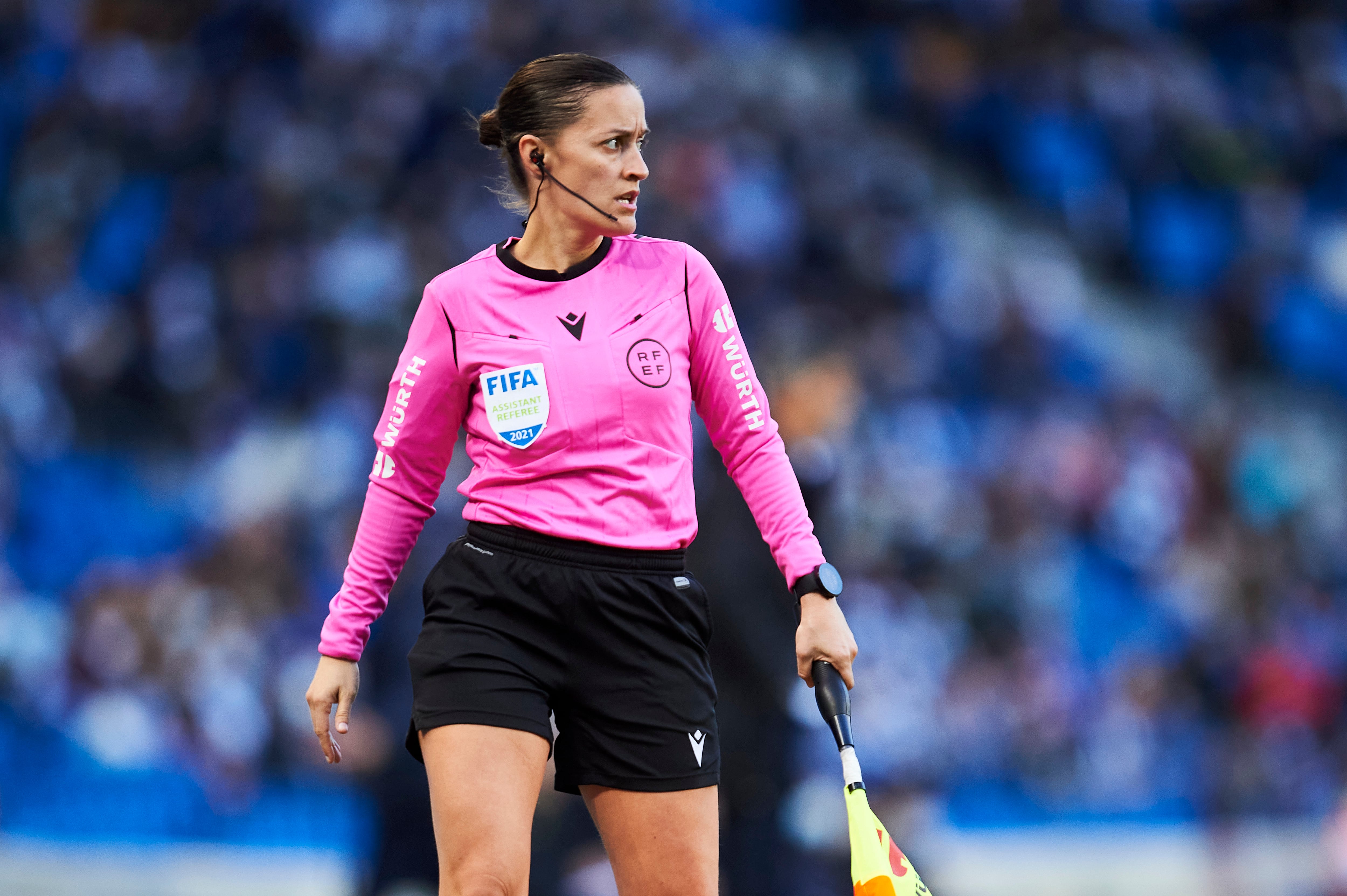 Guadalupe Porras Ayuso, durante un partido de la Liga