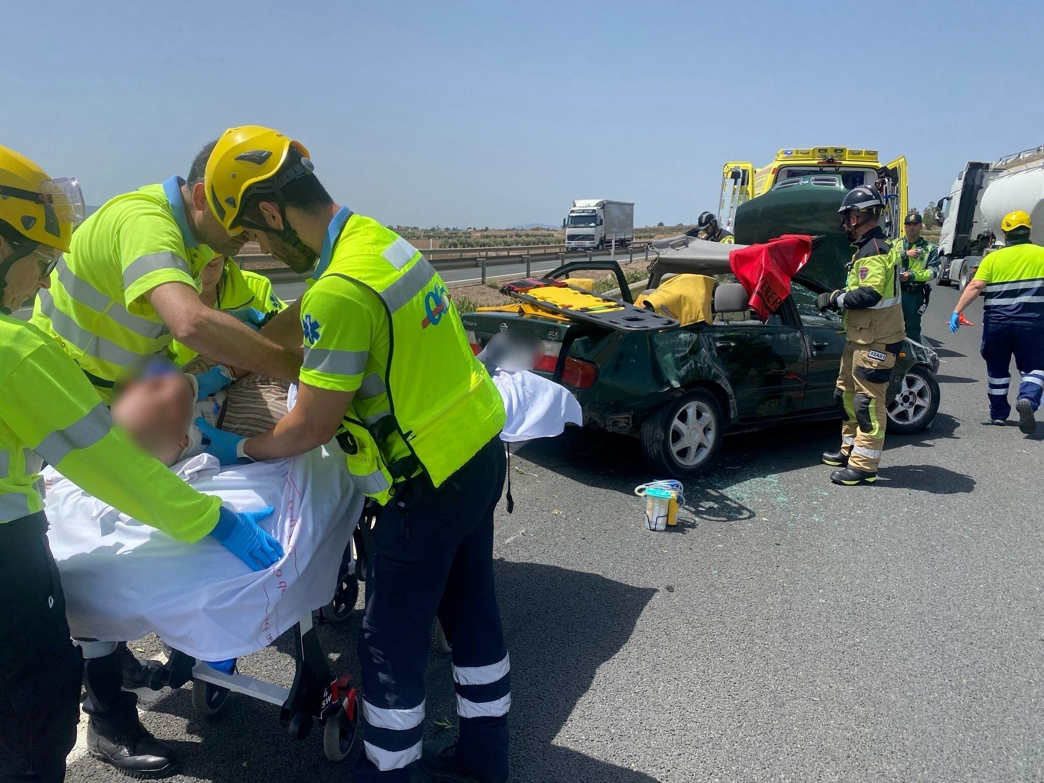 Accidente de tráfico en la A7