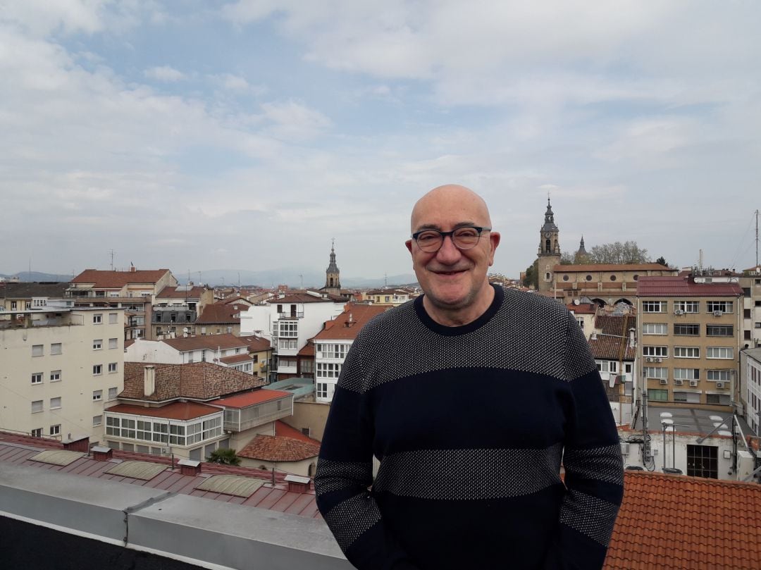 Altarriba en la terraza de SER Vitoria