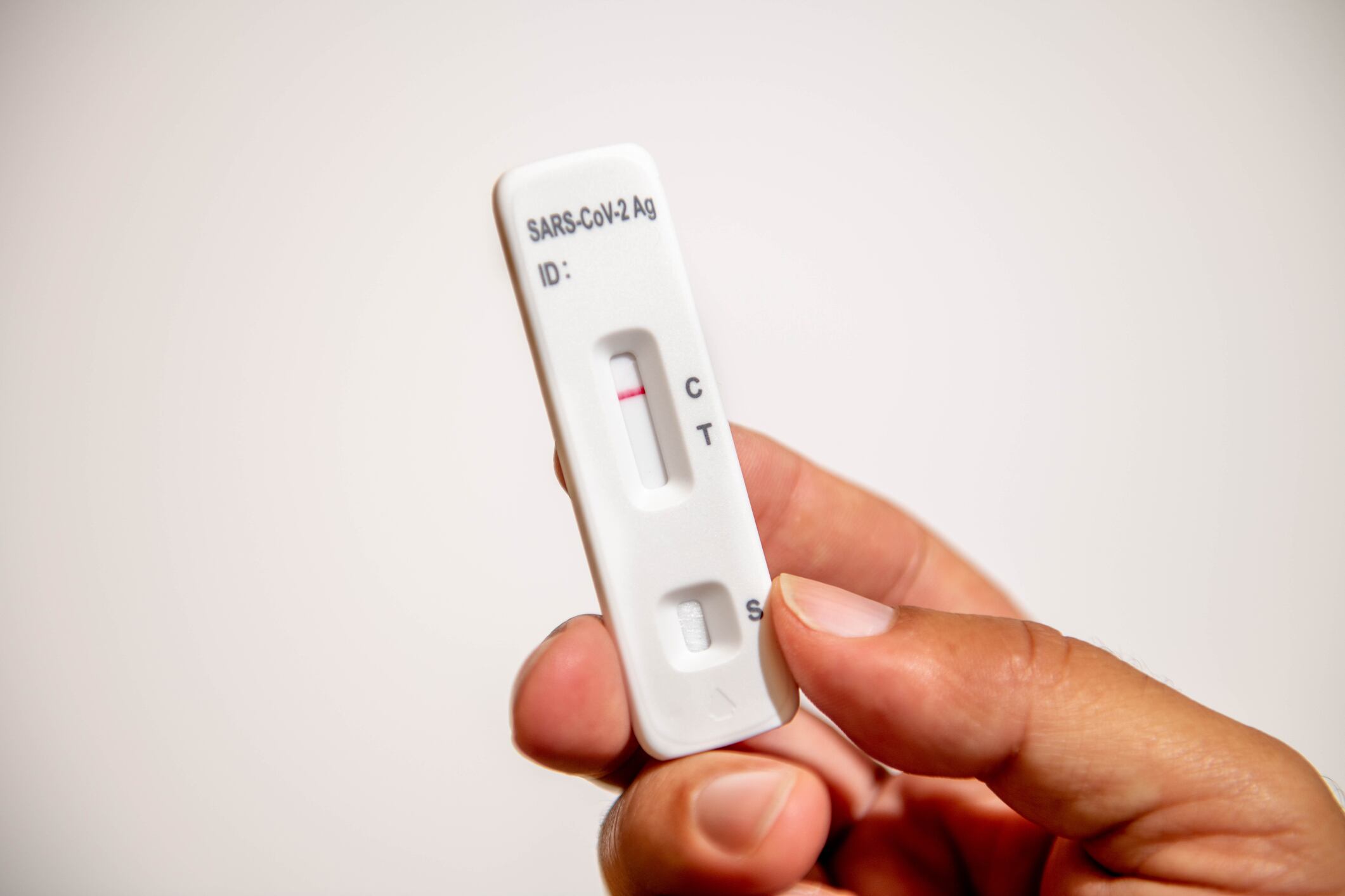 Test de antígenos negativo en coronavirus