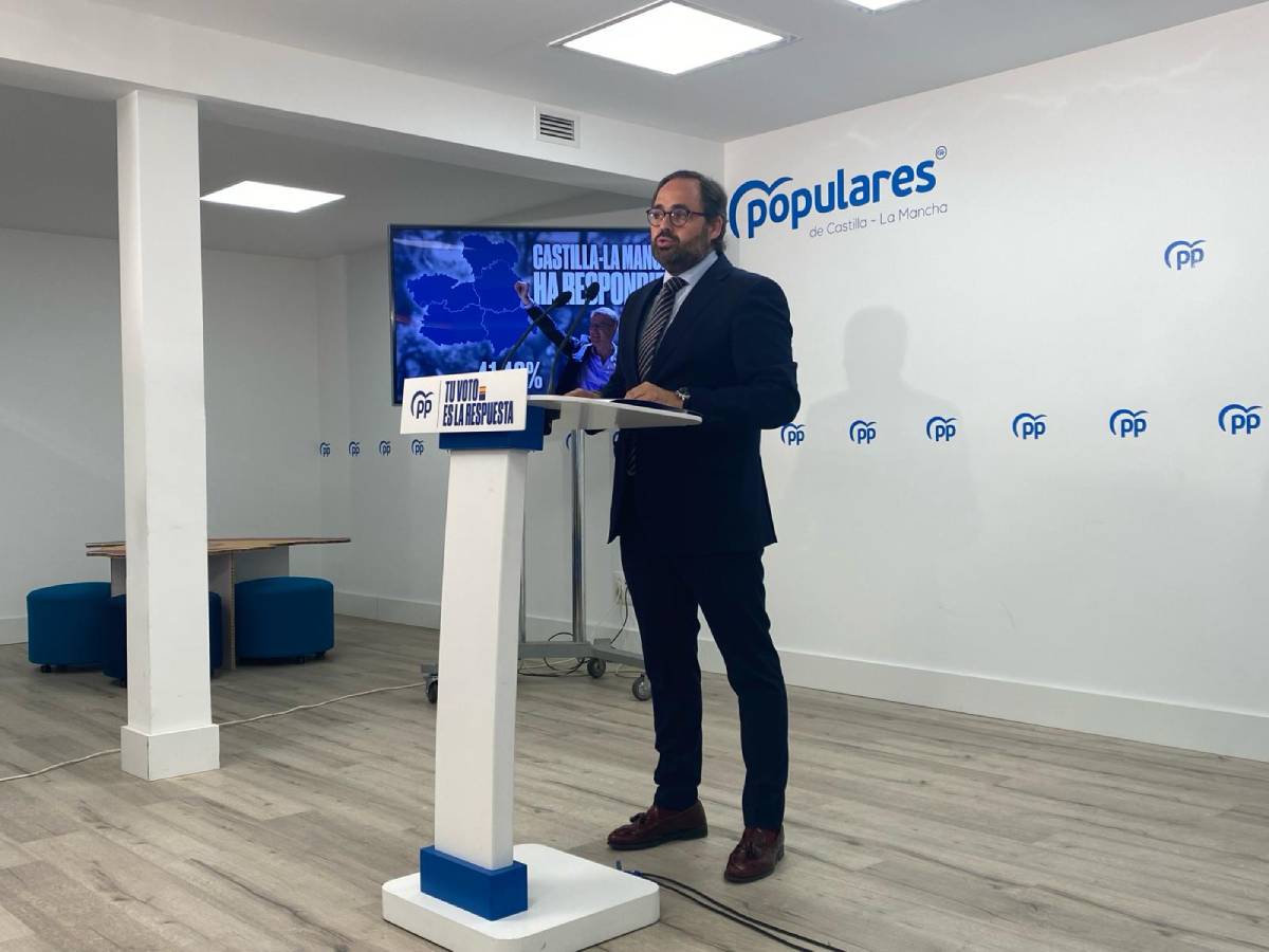 El presidente del PP en Castilla-La Mancha, Paco Núñez