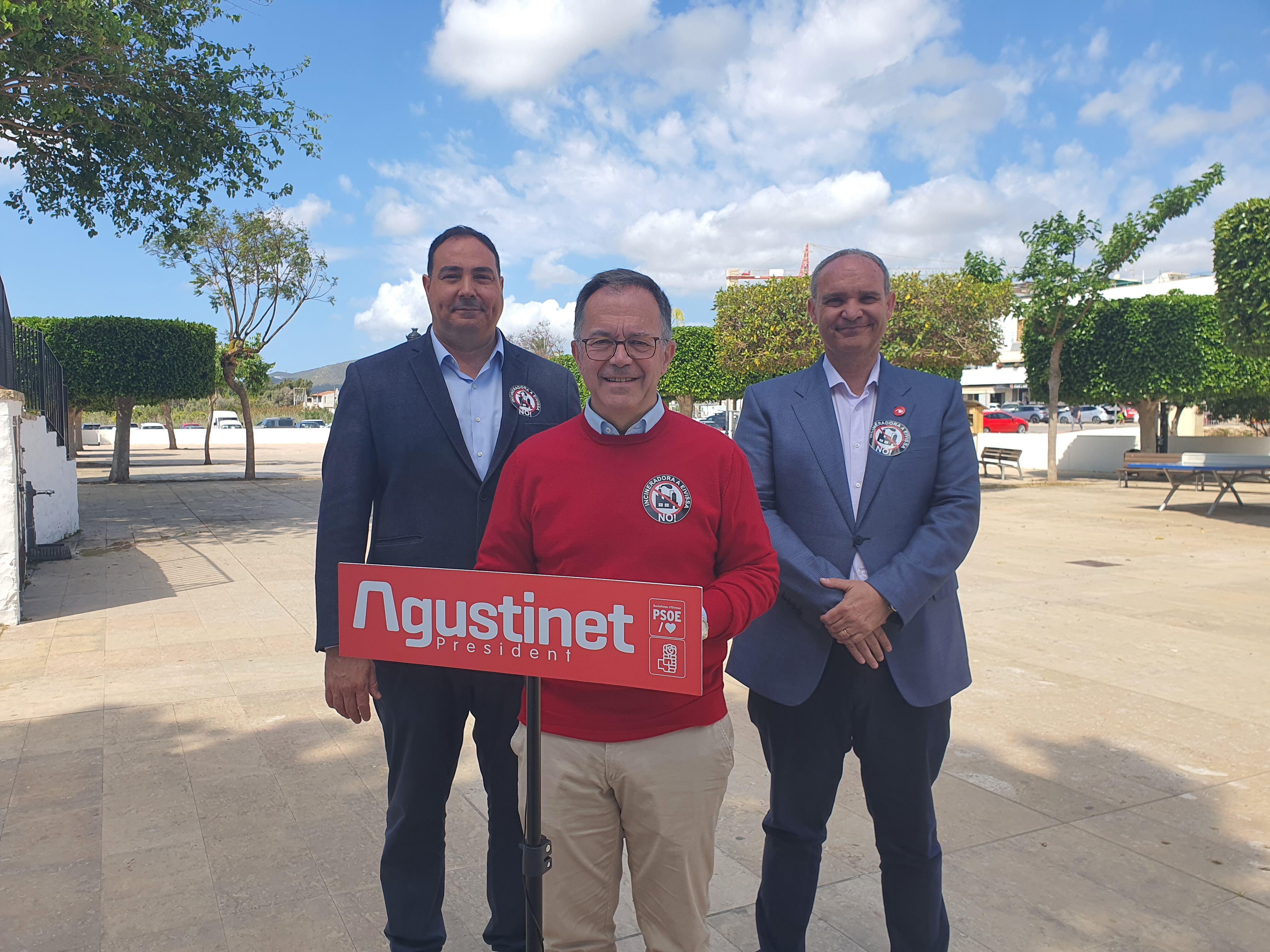 Josep Mari Ribas junto a Ramón Roca y Víctor Torres