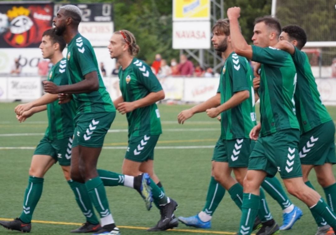 Imagen de un partido del filial del Castellón.