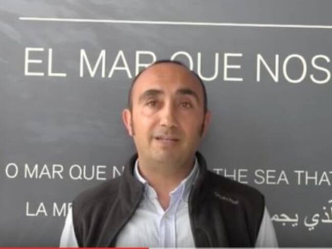 El profesor del Ceimar , Javier Benavente