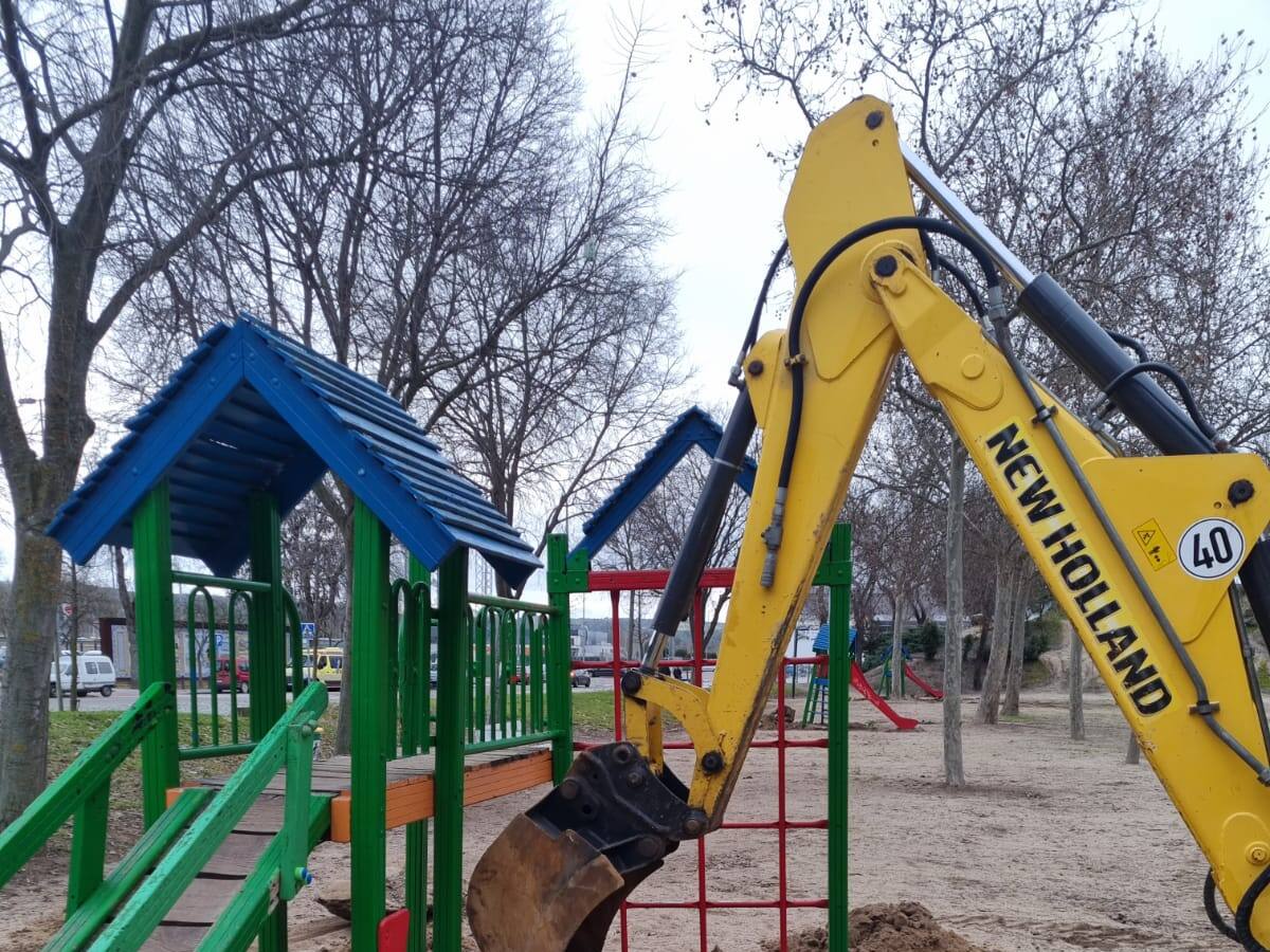 Nuevas zonas infantiles de la ciudad, en plena reforma