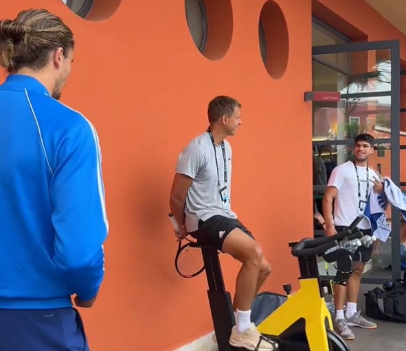 Zverev y Alcaraz, en el Master 1000 de Roma