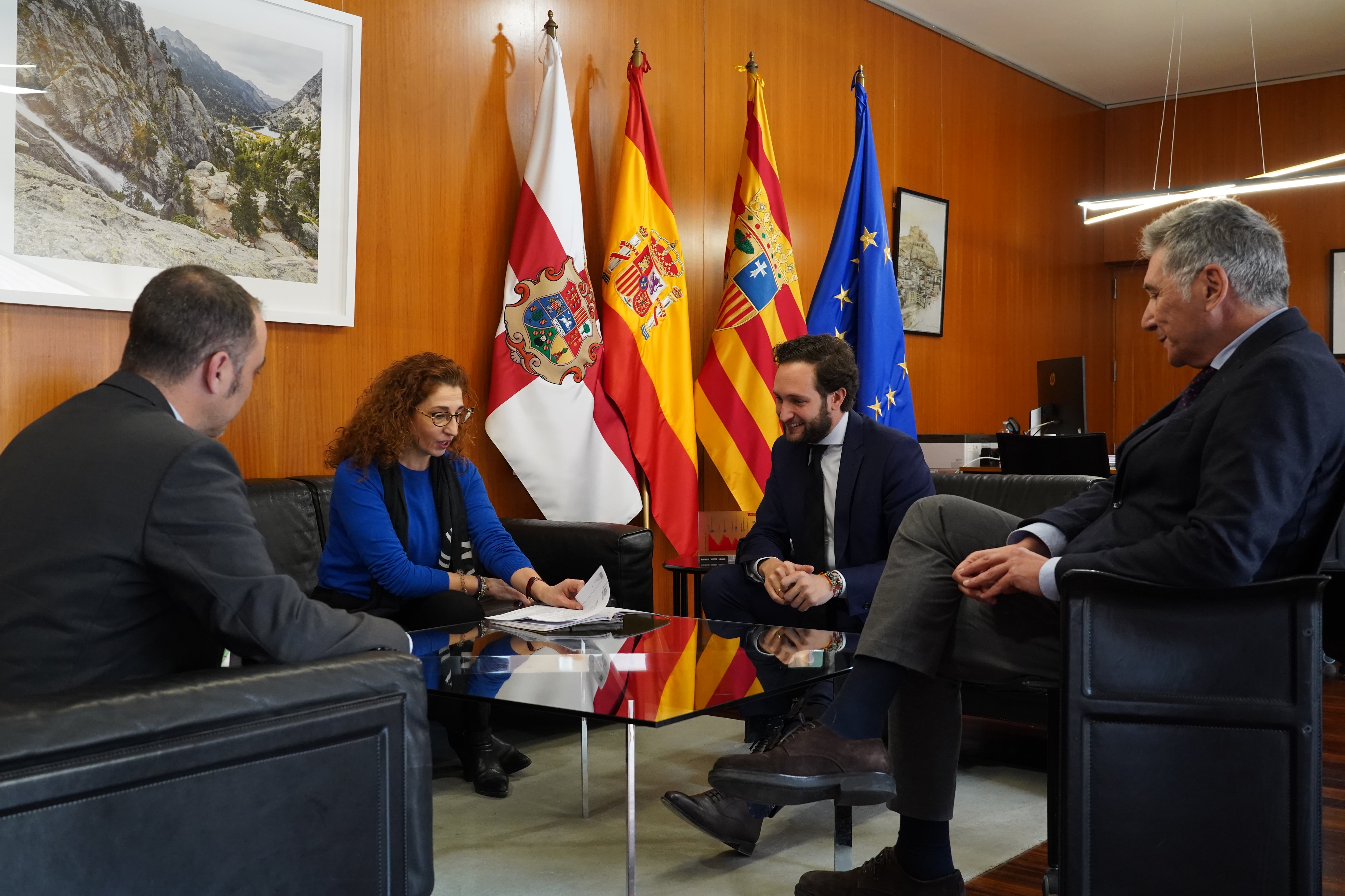 Susana Villacampa, en Presidencia de la Diputación Provincial de Huesca